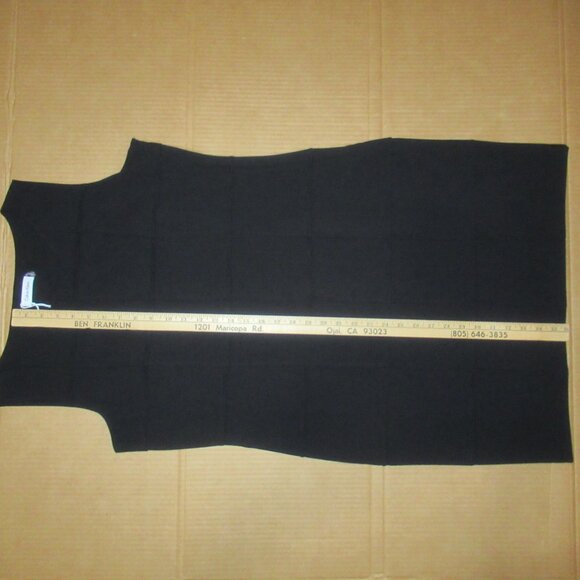 Calvin Klein Classic Black Sheath Dress | Size 14 - Picture 7 of 13